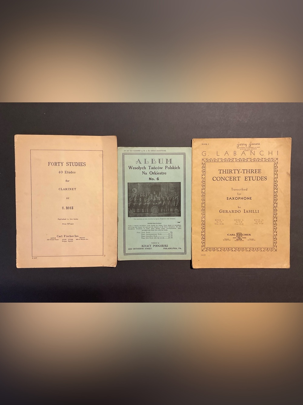 Vintage Sheet Music Collection - Beige and Green Covers